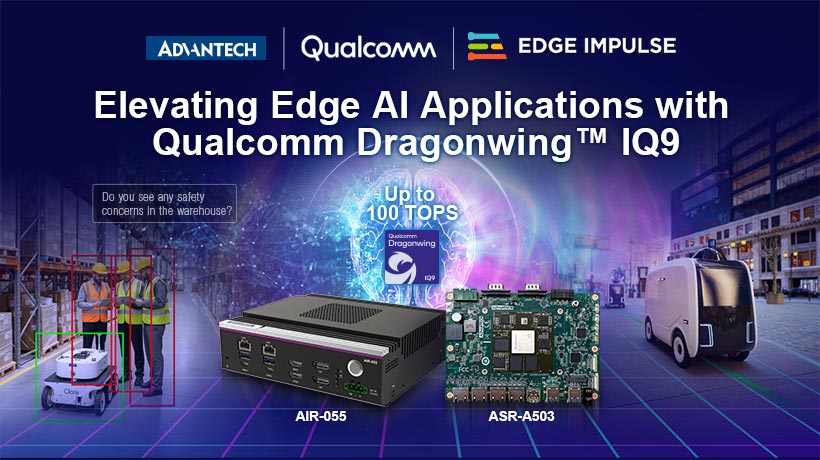 Advantech Unveils New Edge AI Solutions for Robotics, Automation, and Gen AI Powered by Qualcomm Dragonwing